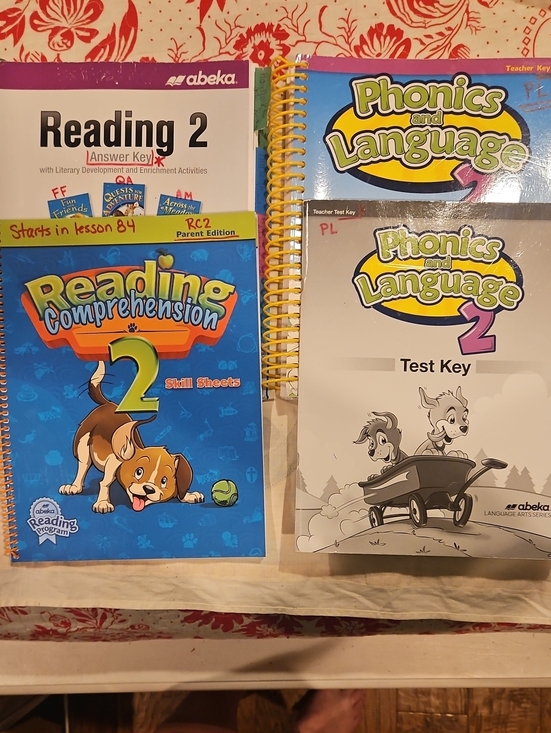 Abeka Other - Abeka Reading 2 And Phonics 2 Teacher Books